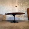 Florence Knoll For Eero Saarinen Dark Walnut Black Knoll Base Dining Table Product Image