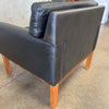 Pair Peem-Oy Leather Lounge Chairs Finland, c. 1965 Product Image