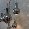Mid Century Modern Vintage Chrome Waterfall Sonneman Orb 5 Light Table Lamp Product Image