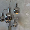 Mid Century Modern Vintage Chrome Waterfall Sonneman Orb 5 Light Table Lamp Product Image