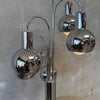 Mid Century Modern Vintage Chrome Waterfall Sonneman Orb 5 Light Table Lamp Product Image