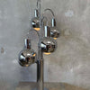 Mid Century Modern Vintage Chrome Waterfall Sonneman Orb 5 Light Table Lamp Product Image