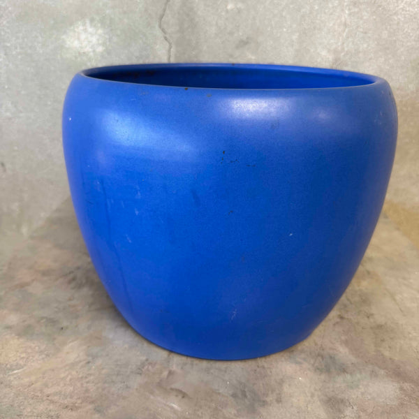 Vintage Gainey Blue Architectural Rounded Planter Product Image