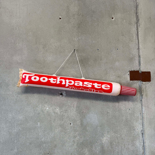 Vintage Large Blow Up Toothpaste