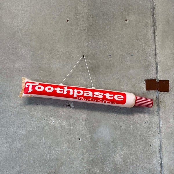 Vintage Large Blow Up Toothpaste