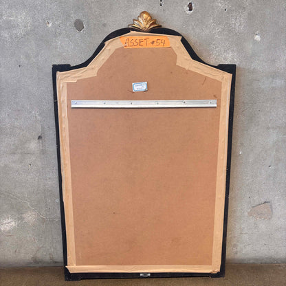 Vintage MCM Hollywood Regency Wall Mirror/Beveled Edge
