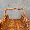 Vintage Bamboo Magazine Basket Product Image