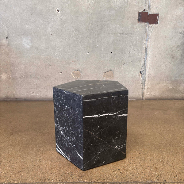CB2 Marble Side Table Product Image