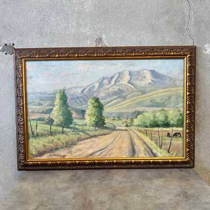 1929 Landscape Painting John P. Holmgren