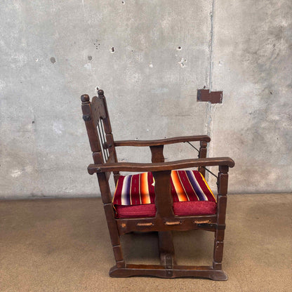Early Monterey Furniture Arm Chair Rope Seat