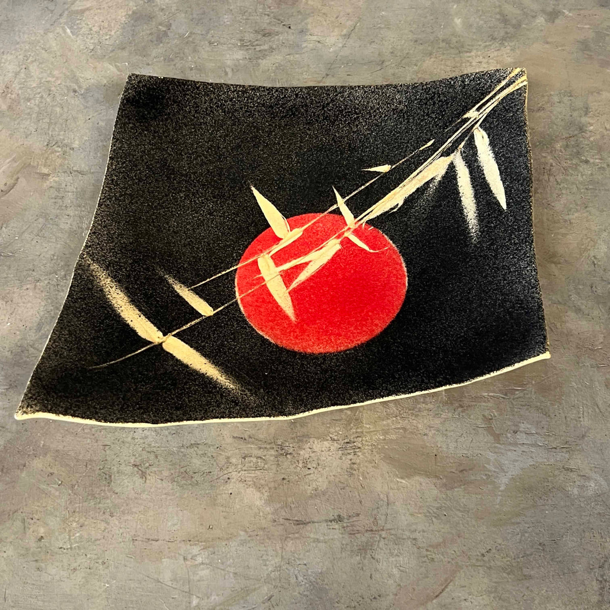 Asian Slab Ceramic Tray