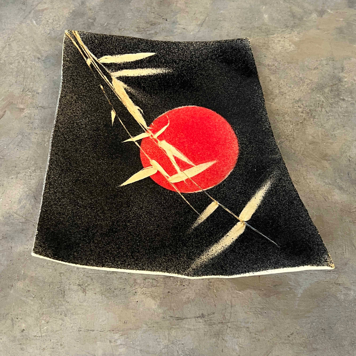 Asian Slab Ceramic Tray