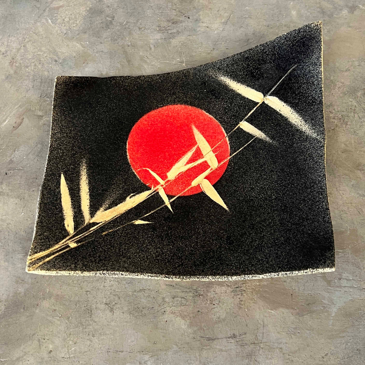 Asian Slab Ceramic Tray