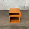 Mid Century Modern Oak Nightstand / End Table Product Image