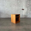 Mid Century Modern Oak Nightstand / End Table Product Image