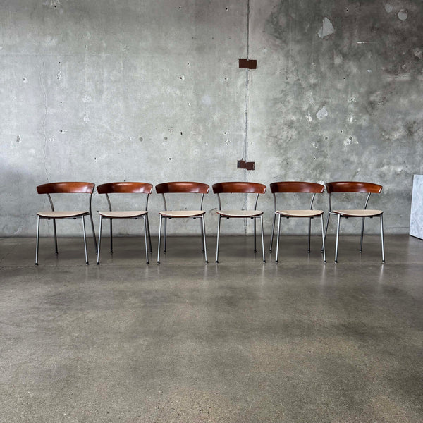 Set Of Six "Leeway" Chairs By Keiji Takeuchi For Geiger/Herman Miller Product Image