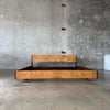 Mid Century Modern Bed Headboard And Frame Product Image