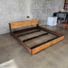 Mid Century Modern Bed Headboard And Frame Product Image