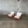 Danish Modern Lounge Chairs In Teak, Denmark 1960's Product Image