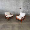 Danish Modern Lounge Chairs In Teak, Denmark 1960's Product Image
