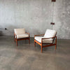 Danish Modern Lounge Chairs In Teak, Denmark 1960's Product Image