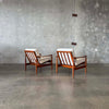 Danish Modern Lounge Chairs In Teak, Denmark 1960's Product Image