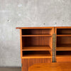 Danish Modern Teak "Magic Box" Desk W/ Original Key Product Image