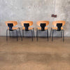 Set of Four Wooden Costanza Chairs Product Image