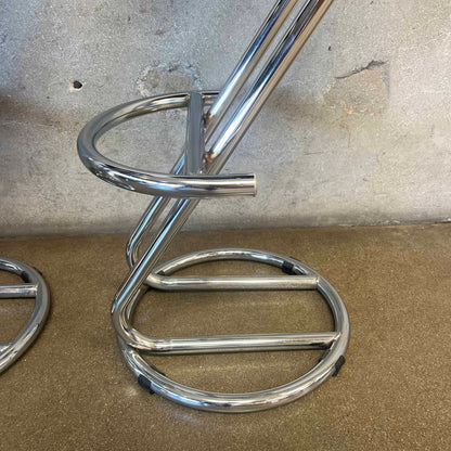 Set of Three Vintage Italian Style Ikea Stools