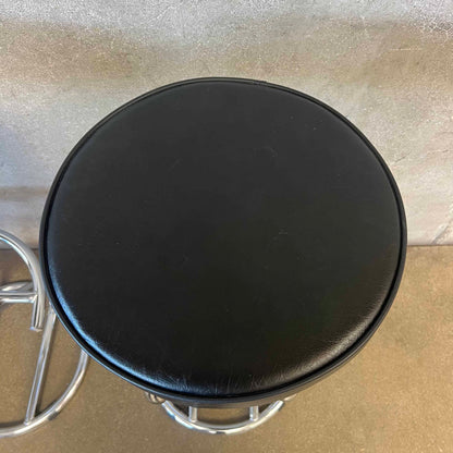 Set of Three Vintage Italian Style Ikea Stools