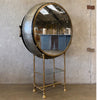 Restoration Hardware Nautical / Tiki Wine Bar Display Cabinet Product Image