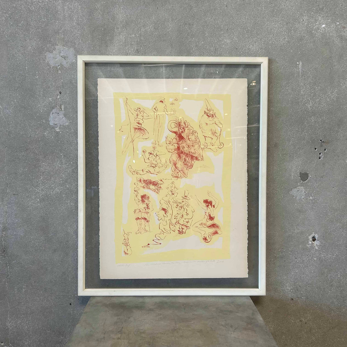 "Circus" Artists Proof Lithograph by William Brice (1921-2008)