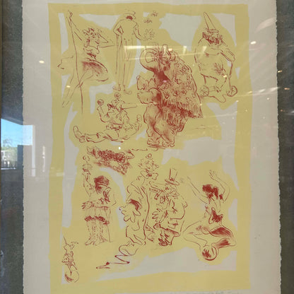 "Circus" Artists Proof Lithograph by William Brice (1921-2008)