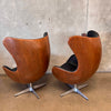 Pair of Egg Chairs Inspired by Arne Jacobsen Product Image