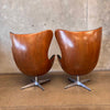 Pair of Egg Chairs Inspired by Arne Jacobsen Product Image