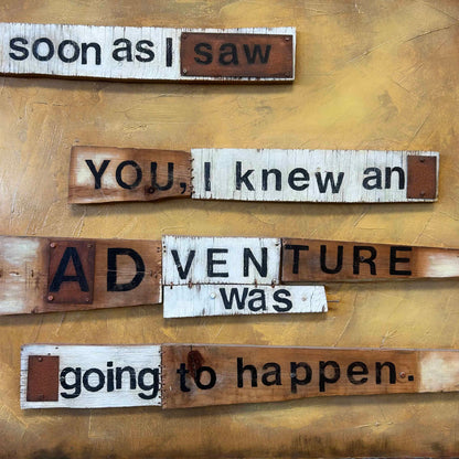 Mixed Media Art Piece by Listed Artist Jennifer Verge "Adventure"