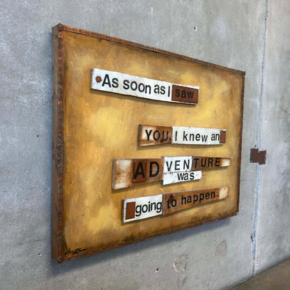 Mixed Media Art Piece by Listed Artist Jennifer Verge "Adventure"