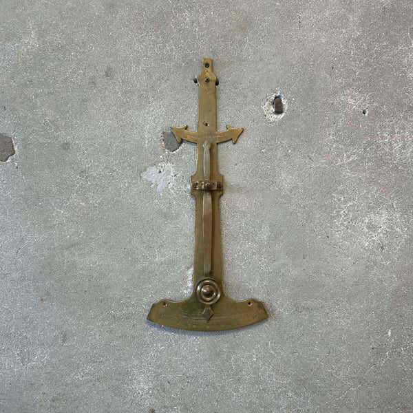 Brass Nautical Inclinometer