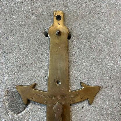 Brass Nautical Inclinometer