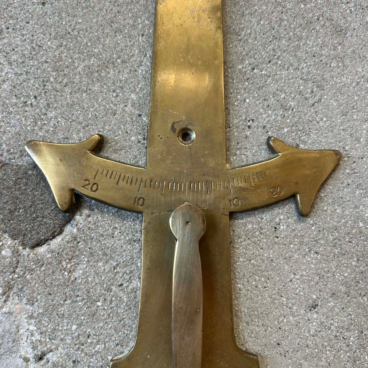 Brass Nautical Inclinometer