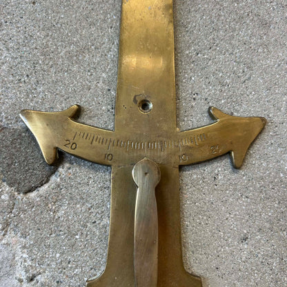 Brass Nautical Inclinometer