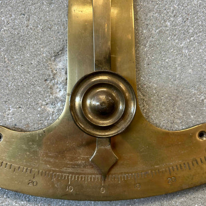 Brass Nautical Inclinometer