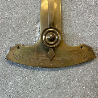 Brass Nautical Inclinometer