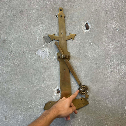 Brass Nautical Inclinometer