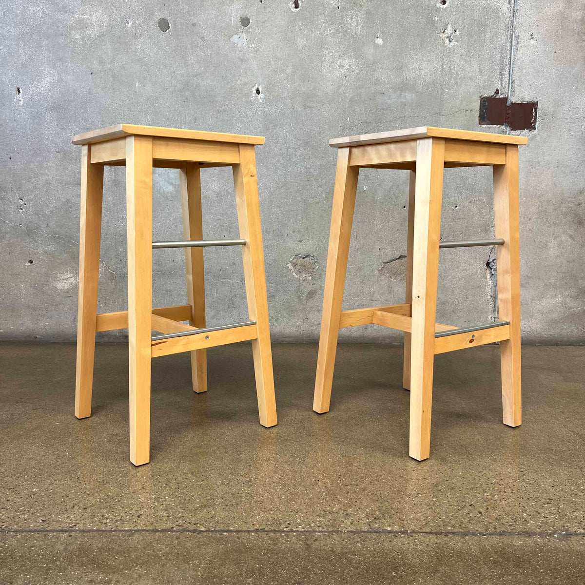 Pair of Vintage Ikea Stools