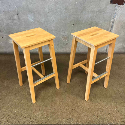 Pair of Vintage Ikea Stools