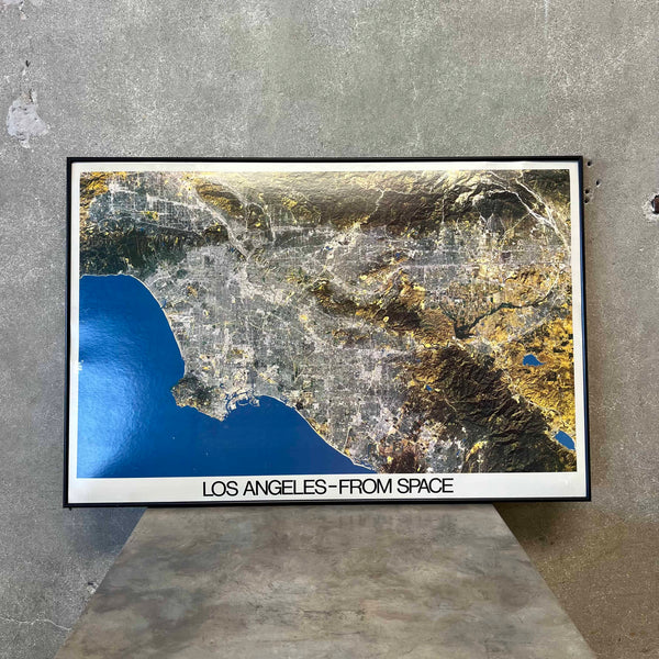 LA From Space Poster C. 1987