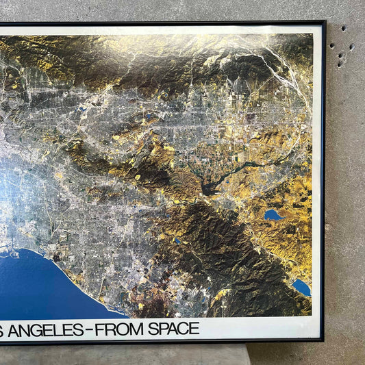 LA From Space Poster C. 1987