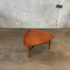 Danish Modern Teak Guitar Pick Table by Kurt Ostervig Product Image