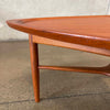 Danish Modern Teak Guitar Pick Table by Kurt Ostervig Product Image